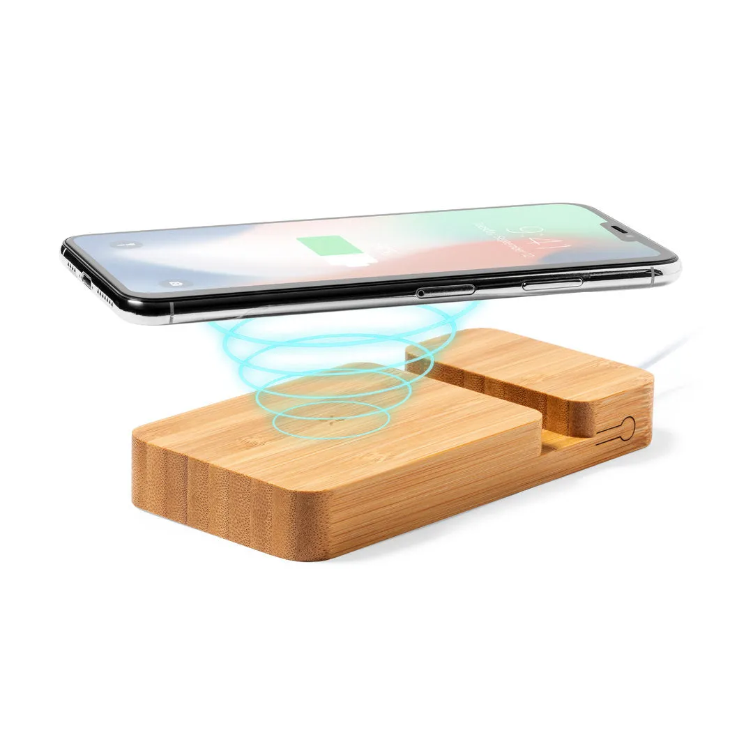 Batterie externe de 5 000 mAh en bambou DRALIA